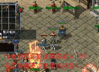 Ϸְҵ̿͵׼ҪעЩ⣿