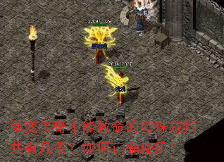 微变传奇中能救命的特殊戒指共有几条?如何正确使用? 微变传奇中能救命的特殊戒指共有几条?如何正确使用?