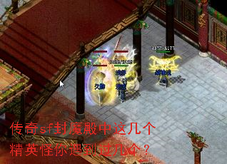 传奇sf封魔殿中这几个精英怪你遇到过几个? 传奇sf封魔殿中这几个精英怪你遇到过几个?