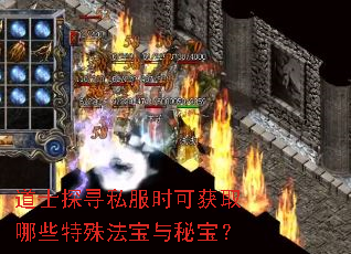 道士探寻私服时可获取哪些特殊法宝与秘宝? 道士探寻私服时可获取哪些特殊法宝与秘宝?