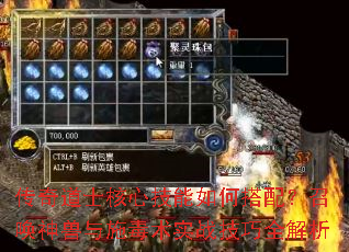 传奇道士核心技能如何搭配?召唤神兽与施毒术实战技巧全解析 传奇道士核心技能如何搭配?召唤神兽与施毒术实战技巧全解析