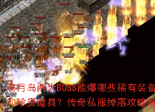 苍月岛两大BOSS能爆哪些稀有装备和珍贵道具?<a href=