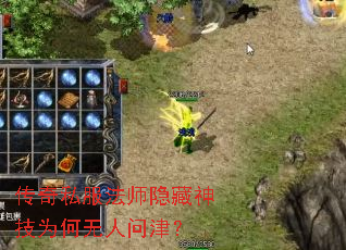 传奇私服法师隐藏神技为何无人问津? 传奇私服法师隐藏神技为何无人问津?