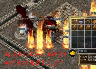 海马手机助手,回到行会得到蛆卵该怎么办? 海马手机助手,回到行会得到蛆卵该怎么办?