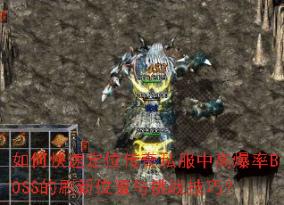 ��ο��ٶ�λ����˽���и߱���BOSS��ˢ��λ������ս���ɣ�