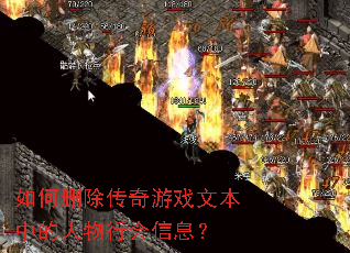 ���ɾ��������Ϸ�ı��е������л���Ϣ��