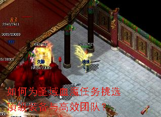 ���Ϊʥ��Ѫħ������ѡ����װ�����Ч�Ŷӣ�