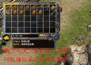 鹰卫与虎卫谁更强?传奇176私服玩家必看对比解析 鹰卫与虎卫谁更强?传奇176私服玩家必看对比解析