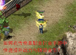 如何在传奇单职业打金手游中快速提升战力与赚取金币? 如何在传奇单职业打金手游中快速提升战力与赚取金币?