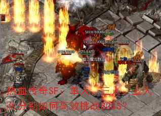 ��Ѫ����SF�����ˡ����ˡ����˶ӷֱ���θ�Ч��սBOSS��